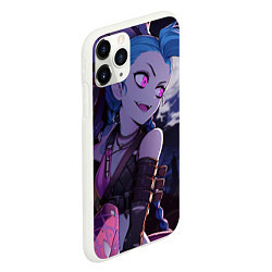 Чехол iPhone 11 Pro матовый Jinx-Jinx, цвет: 3D-белый — фото 2