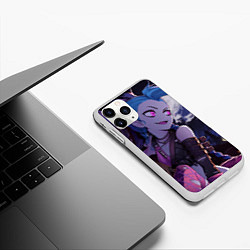 Чехол iPhone 11 Pro матовый Jinx-Jinx, цвет: 3D-белый — фото 2