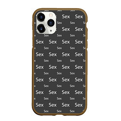 Чехол iPhone 11 Pro матовый SEX-СЕКС-SEX