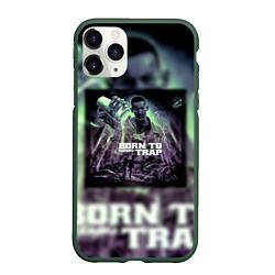 Чехол iPhone 11 Pro матовый Born To Trap Kizaru Альбом Кизару, цвет: 3D-темно-зеленый