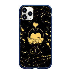 Чехол iPhone 11 Pro матовый Bendy And The Ink Machine heart