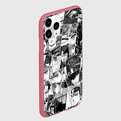 Чехол iPhone 11 Pro матовый Berserk pattern, цвет: 3D-малиновый — фото 2