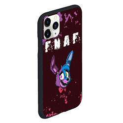 Чехол iPhone 11 Pro матовый FIVE NIGHTS AT FREDDYS - БОННИ, цвет: 3D-черный — фото 2