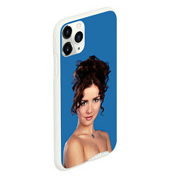 Чехол iPhone 11 Pro матовый Natalia Oreiro, цвет: 3D-белый — фото 2