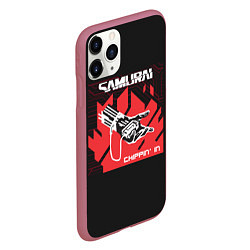 Чехол iPhone 11 Pro матовый SAMURAI Chippin In, цвет: 3D-малиновый — фото 2