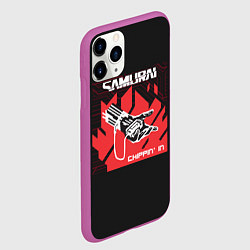 Чехол iPhone 11 Pro матовый SAMURAI Chippin In, цвет: 3D-фиолетовый — фото 2