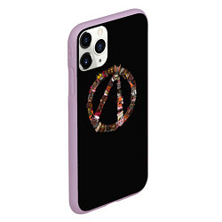 Чехол iPhone 11 Pro матовый Символ охотника Tiny Tina, цвет: 3D-сиреневый — фото 2