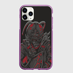 Чехол iPhone 11 Pro матовый Мистер насекомое, цвет: 3D-фиолетовый