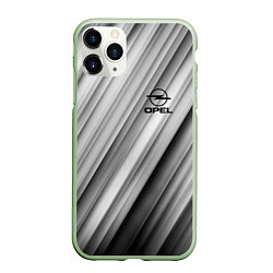 Чехол iPhone 11 Pro матовый OPEL опель, цвет: 3D-салатовый