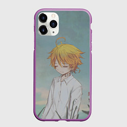 Чехол iPhone 11 Pro матовый Милашка Эмма, цвет: 3D-фиолетовый