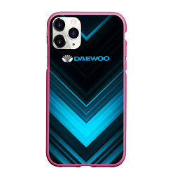 Чехол iPhone 11 Pro матовый DAEWOO ДЭУ спорт, цвет: 3D-малиновый