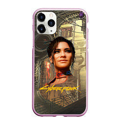 Чехол iPhone 11 Pro матовый Panam cyberpunk 2077