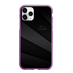 Чехол iPhone 11 Pro матовый JAGUR ЯГУАР autosport, цвет: 3D-фиолетовый