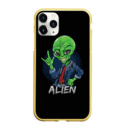 Чехол iPhone 11 Pro матовый ALIEN ИНОПЛАНЕТЯНИН