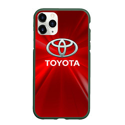 Чехол iPhone 11 Pro матовый Toyota тойота