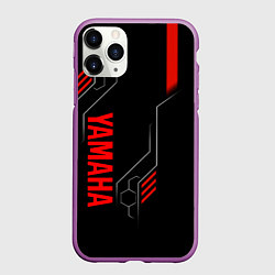 Чехол iPhone 11 Pro матовый YAMAHA - ТЕХНОЛОГИИ КРАСНЫЙ
