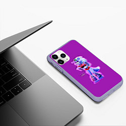 Чехол iPhone 11 Pro матовый Five Nights at Freddys: Security Breach Волчица Ро, цвет: 3D-светло-сиреневый — фото 2