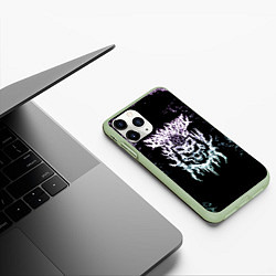 Чехол iPhone 11 Pro матовый Babymetal бэбиметалл, цвет: 3D-салатовый — фото 2