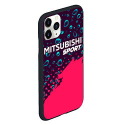 Чехол iPhone 11 Pro матовый MITSUBISHI Sport Краски, цвет: 3D-черный — фото 2