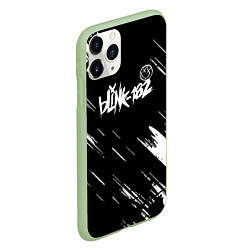 Чехол iPhone 11 Pro матовый Blink-182 блинк-182, цвет: 3D-салатовый — фото 2