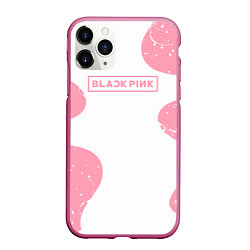 Чехол iPhone 11 Pro матовый Black pink