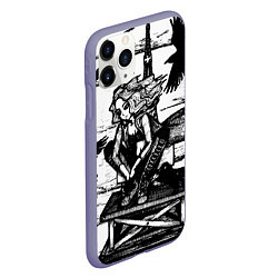 Чехол iPhone 11 Pro матовый Raven 2, цвет: 3D-серый — фото 2