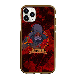 Чехол iPhone 11 Pro матовый Elden Ring Rykard Рихард, цвет: 3D-коричневый