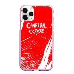 Чехол iPhone 11 Pro матовый Cannibal corpse труп каннибала