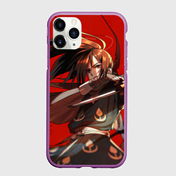 Чехол iPhone 11 Pro матовый Красавчик Хяккимару