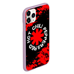 Чехол iPhone 11 Pro матовый Red hot chili peppers RHCP, цвет: 3D-сиреневый — фото 2