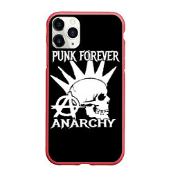 Чехол iPhone 11 Pro матовый PUNK FOREVER ANARCHY
