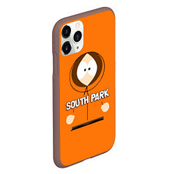 Чехол iPhone 11 Pro матовый Кенни МакКормик Южный парк, цвет: 3D-коричневый — фото 2