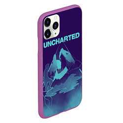 Чехол iPhone 11 Pro матовый Uncharted Арт, цвет: 3D-фиолетовый — фото 2