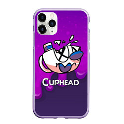 Чехол iPhone 11 Pro матовый Cuphead Разбитая чашечка