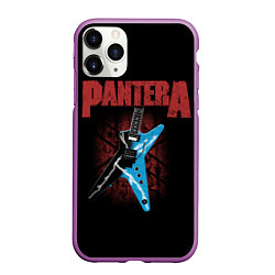 Чехол iPhone 11 Pro матовый PANTERA гитара