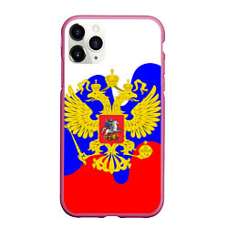 Чехол iPhone 11 Pro матовый Герб россии герб