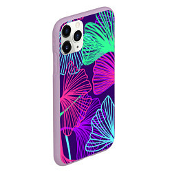 Чехол iPhone 11 Pro матовый Neon color pattern Fashion 2023, цвет: 3D-сиреневый — фото 2