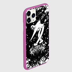 Чехол iPhone 11 Pro матовый Ghostemane texture, цвет: 3D-фиолетовый — фото 2