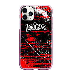 Чехол iPhone 11 Pro матовый Louna краски, цвет: 3D-розовый