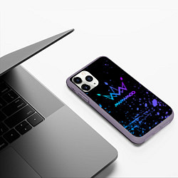 Чехол iPhone 11 Pro матовый Mamamoo neon, цвет: 3D-серый — фото 2