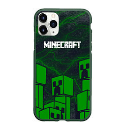 Чехол iPhone 11 Pro матовый Minecraft майнкрафт Зомби