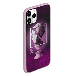 Чехол iPhone 11 Pro матовый Vaporwave Statue You Blew My Mind, цвет: 3D-розовый — фото 2