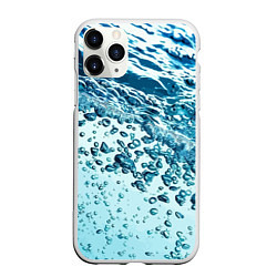 Чехол iPhone 11 Pro матовый Wave Pacific ocean, цвет: 3D-белый