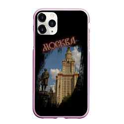 Чехол iPhone 11 Pro матовый Москва МГУ