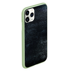 Чехол iPhone 11 Pro матовый Темная текстура, цвет: 3D-салатовый — фото 2