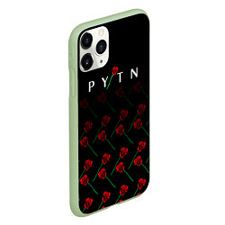 Чехол iPhone 11 Pro матовый Payton Moormeie pattern rose, цвет: 3D-салатовый — фото 2