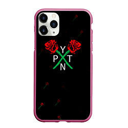 Чехол iPhone 11 Pro матовый ТИКТОКЕР - PAYTON MOORMEIE - ROSE