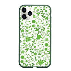 Чехол iPhone 11 Pro матовый Зелёное поле
