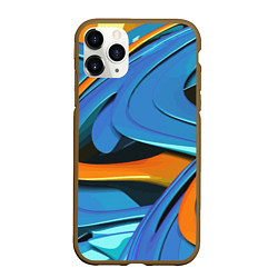 Чехол iPhone 11 Pro матовый Abstraction Fashion 2037