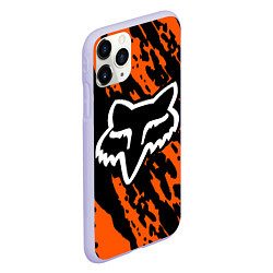 Чехол iPhone 11 Pro матовый FOX MOTOCROSS ORANGE, цвет: 3D-светло-сиреневый — фото 2